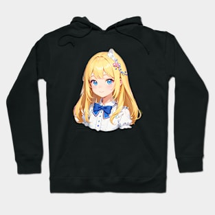 girl illustration Hoodie